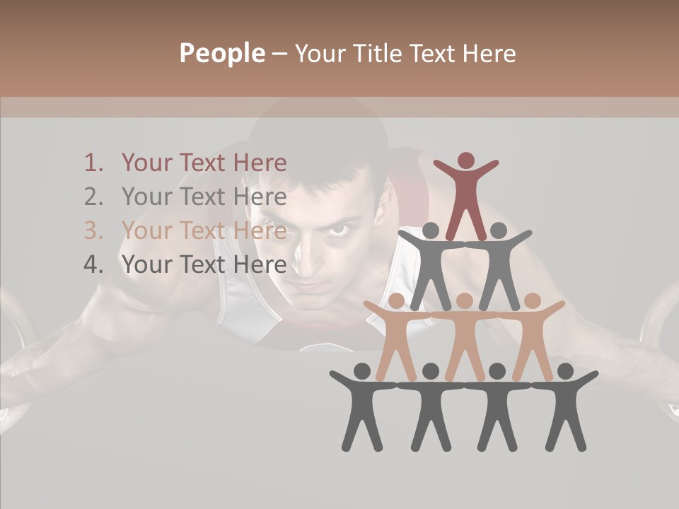 Physical Culture Image Strong PowerPoint Template