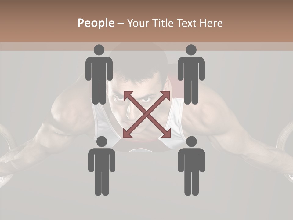 Physical Culture Image Strong PowerPoint Template