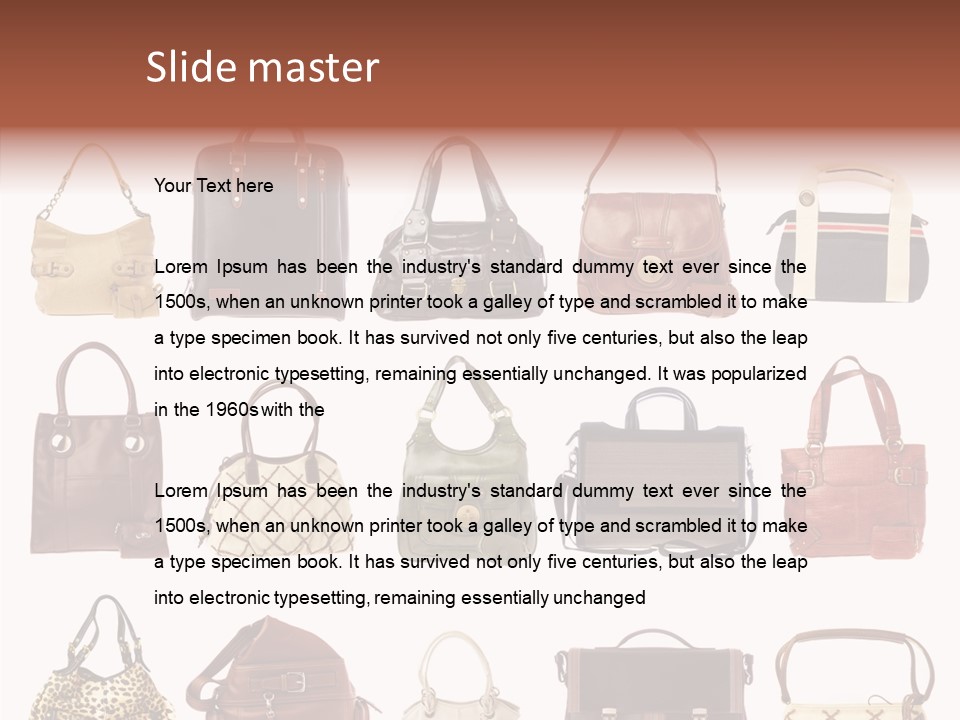 Zipper Suitcase Close PowerPoint Template