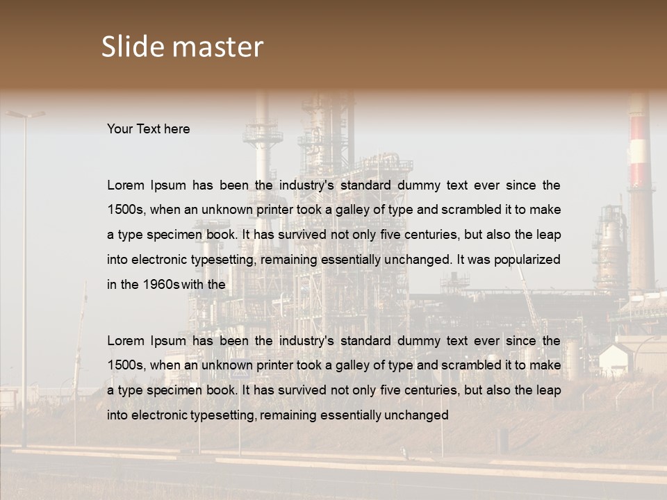 Aromatic Architecture Signs PowerPoint Template