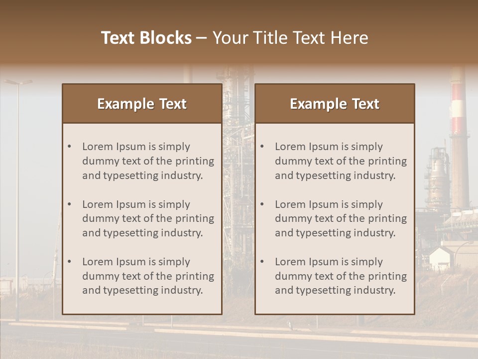 Aromatic Architecture Signs PowerPoint Template