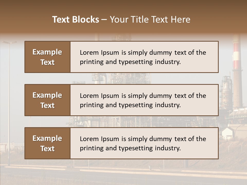 Aromatic Architecture Signs PowerPoint Template