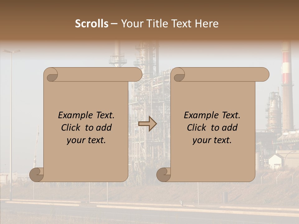 Aromatic Architecture Signs PowerPoint Template