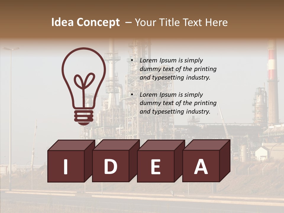 Aromatic Architecture Signs PowerPoint Template