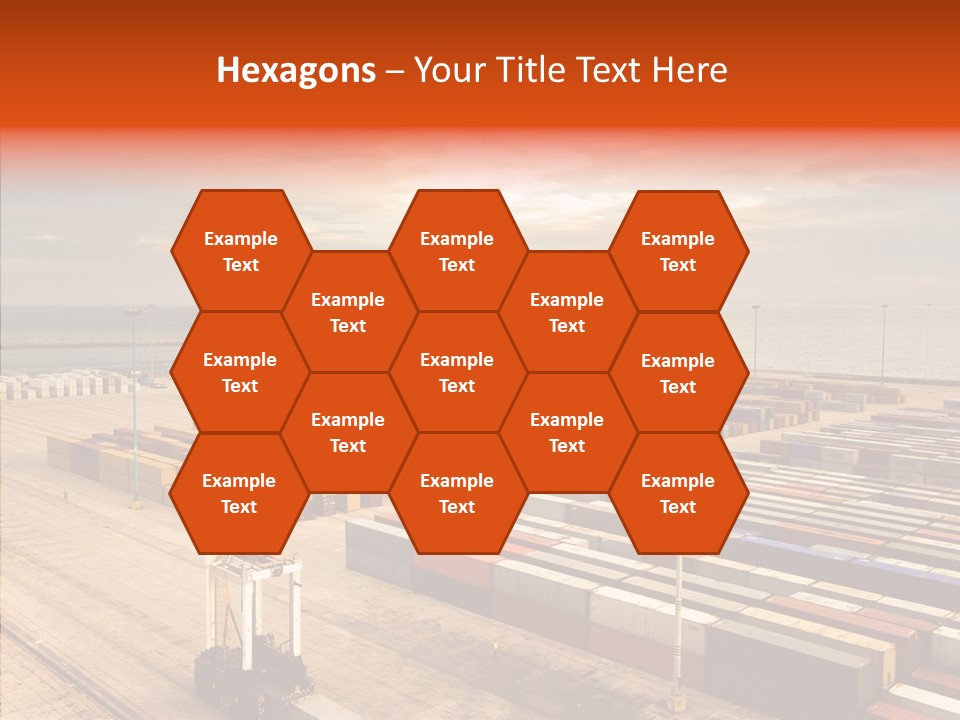 Station Shipping Ocean PowerPoint Template