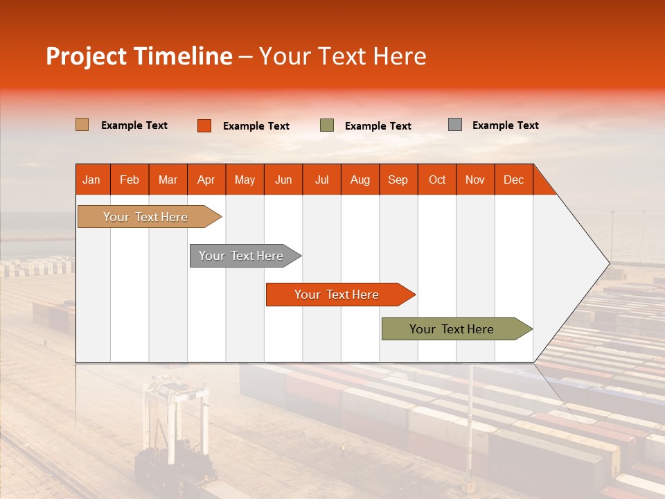 Station Shipping Ocean PowerPoint Template