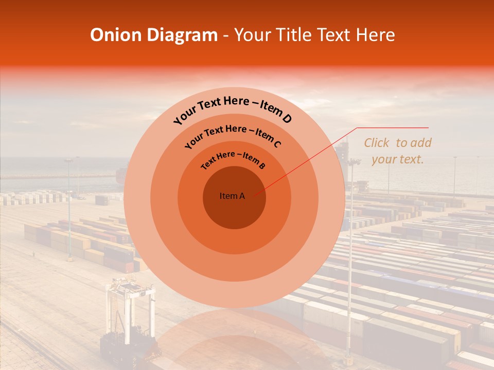 Station Shipping Ocean PowerPoint Template