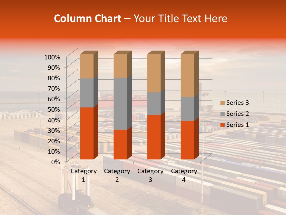 Station Shipping Ocean PowerPoint Template