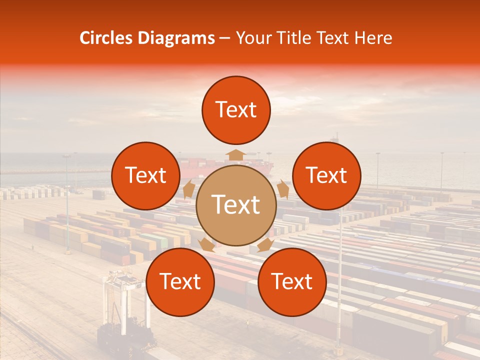 Station Shipping Ocean PowerPoint Template