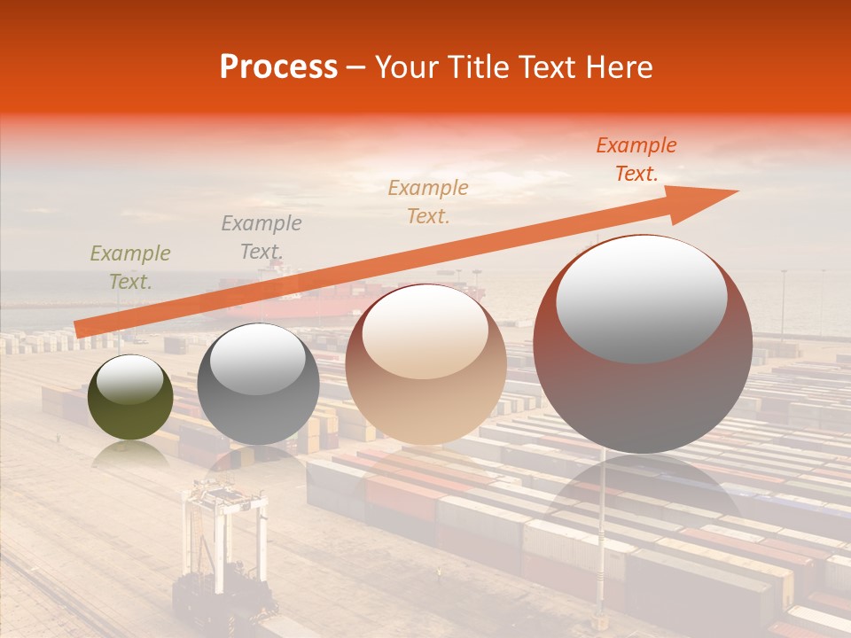 Station Shipping Ocean PowerPoint Template