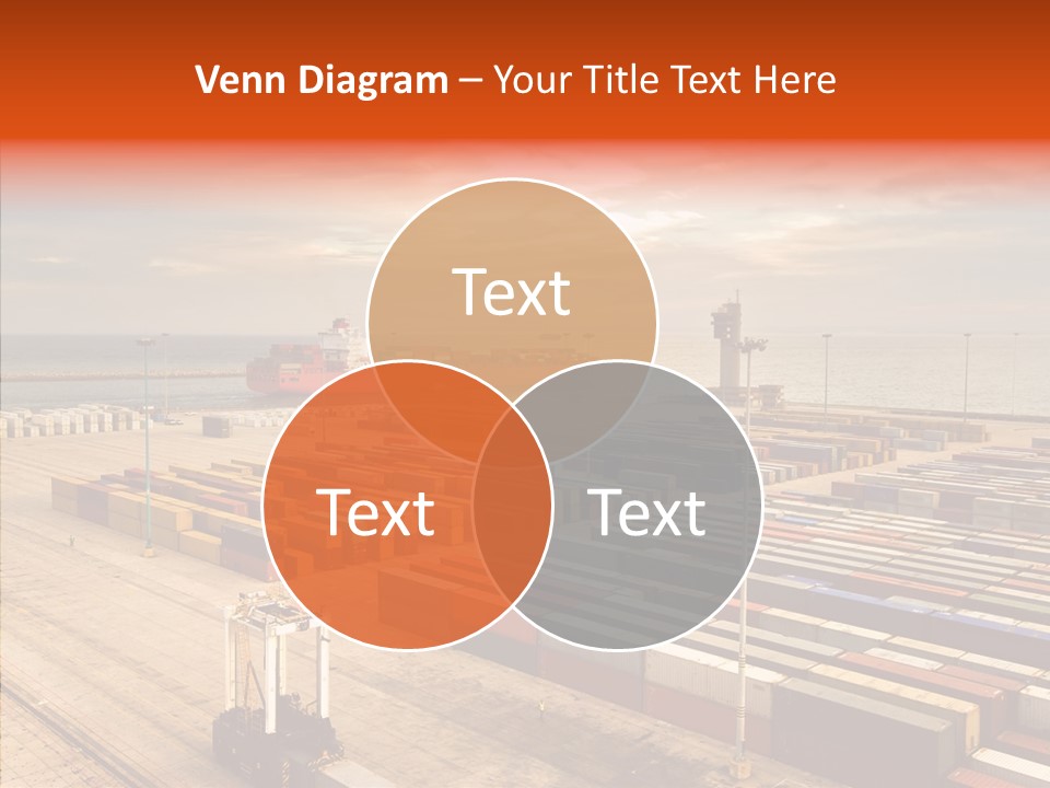 Station Shipping Ocean PowerPoint Template