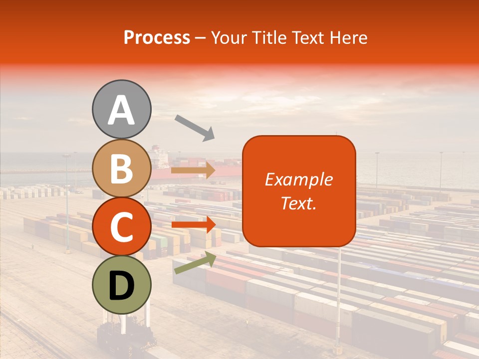 Station Shipping Ocean PowerPoint Template