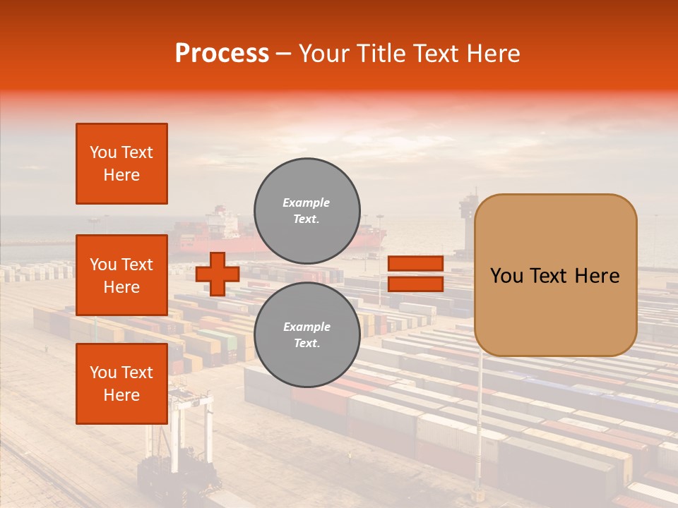 Station Shipping Ocean PowerPoint Template