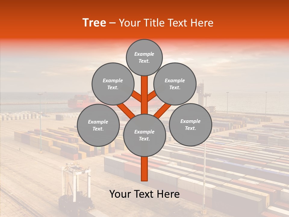 Station Shipping Ocean PowerPoint Template