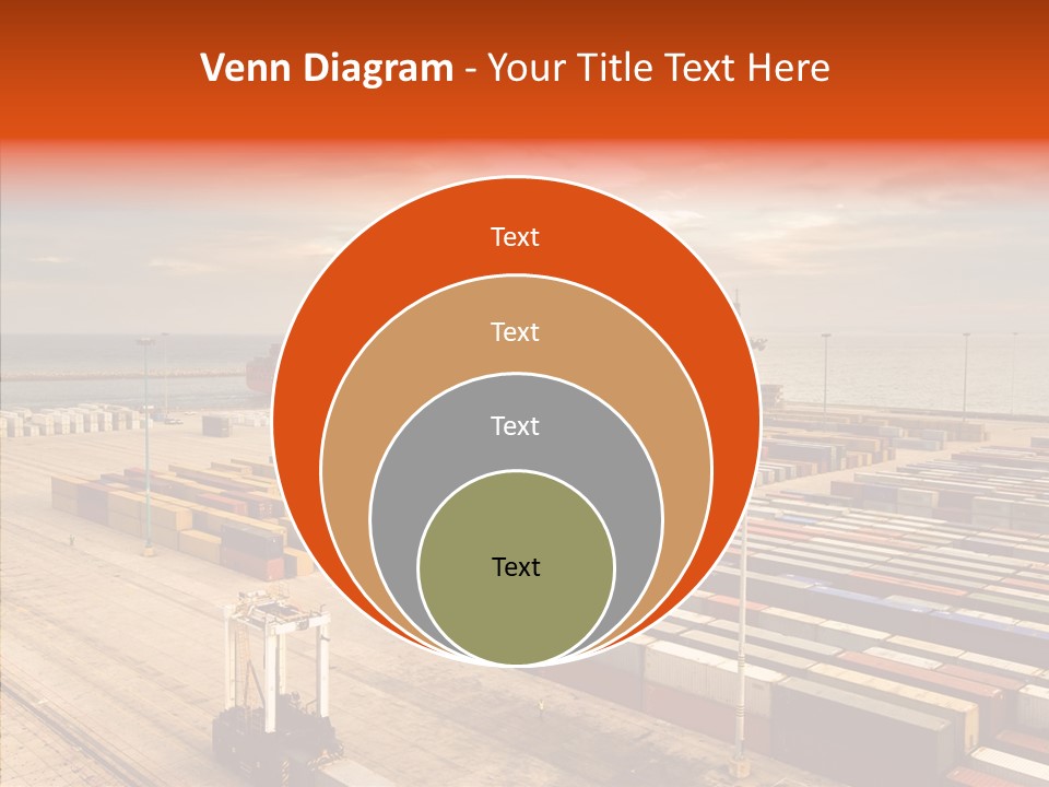 Station Shipping Ocean PowerPoint Template
