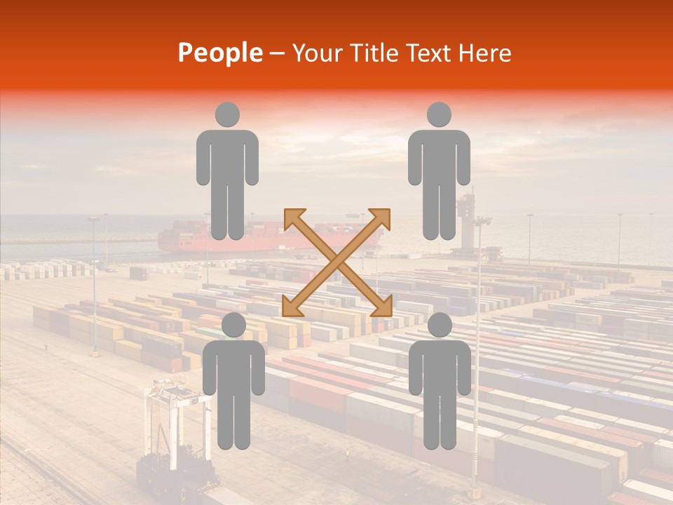 Station Shipping Ocean PowerPoint Template