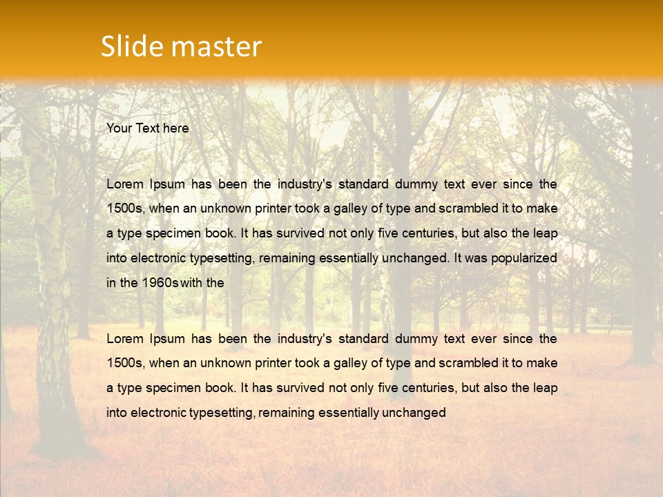 Peace Green Land PowerPoint Template