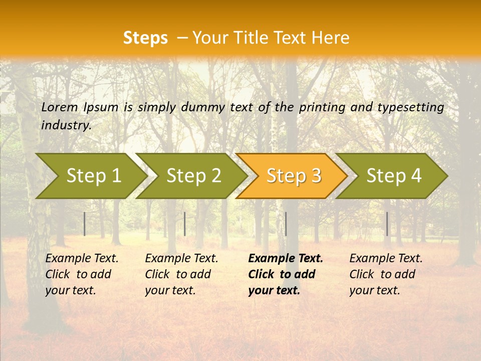 Peace Green Land PowerPoint Template