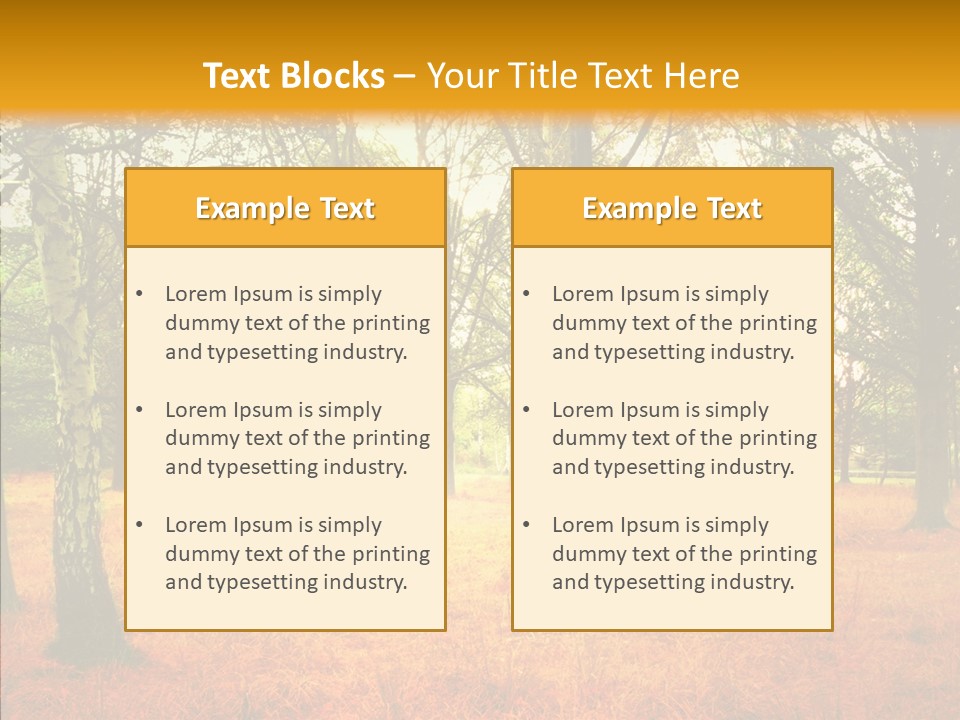 Peace Green Land PowerPoint Template