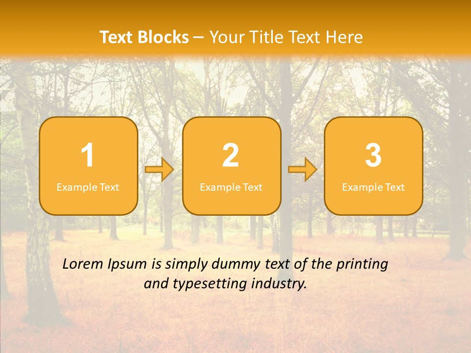 Peace Green Land PowerPoint Template