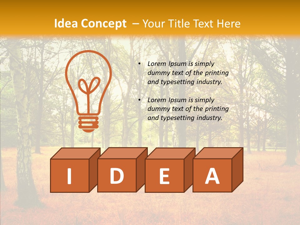 Peace Green Land PowerPoint Template