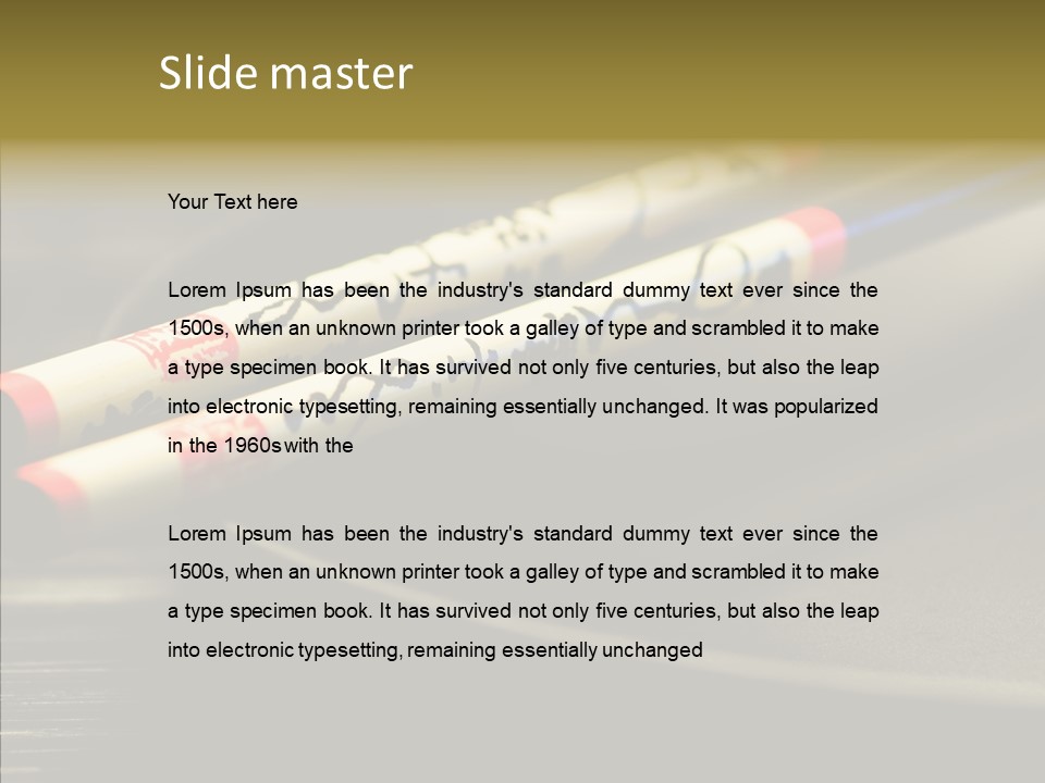 Purity Black Plate PowerPoint Template