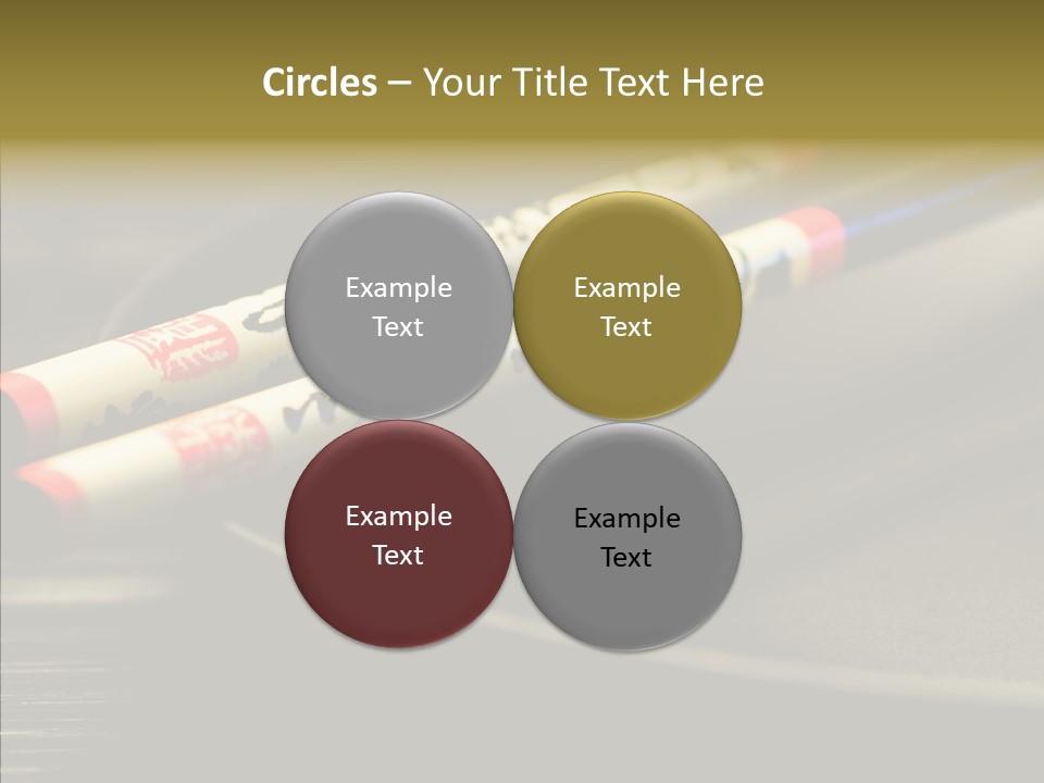 Purity Black Plate PowerPoint Template