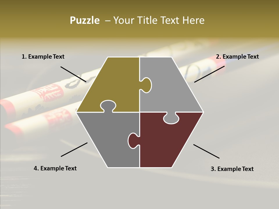 Purity Black Plate PowerPoint Template