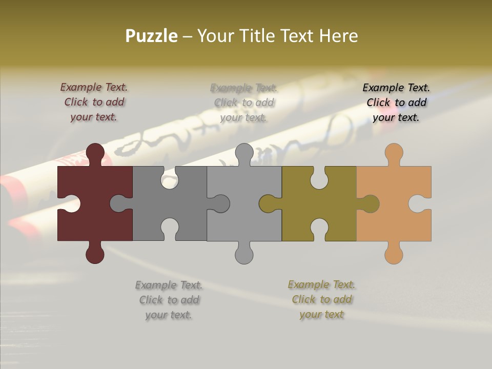 Purity Black Plate PowerPoint Template