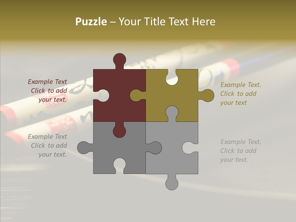 Purity Black Plate PowerPoint Template