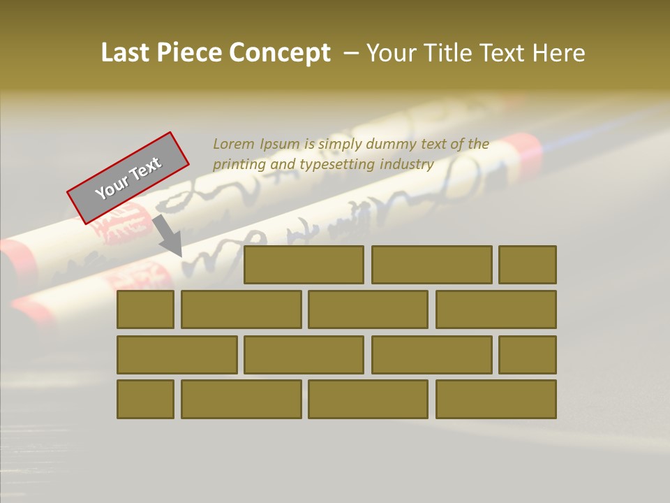 Purity Black Plate PowerPoint Template