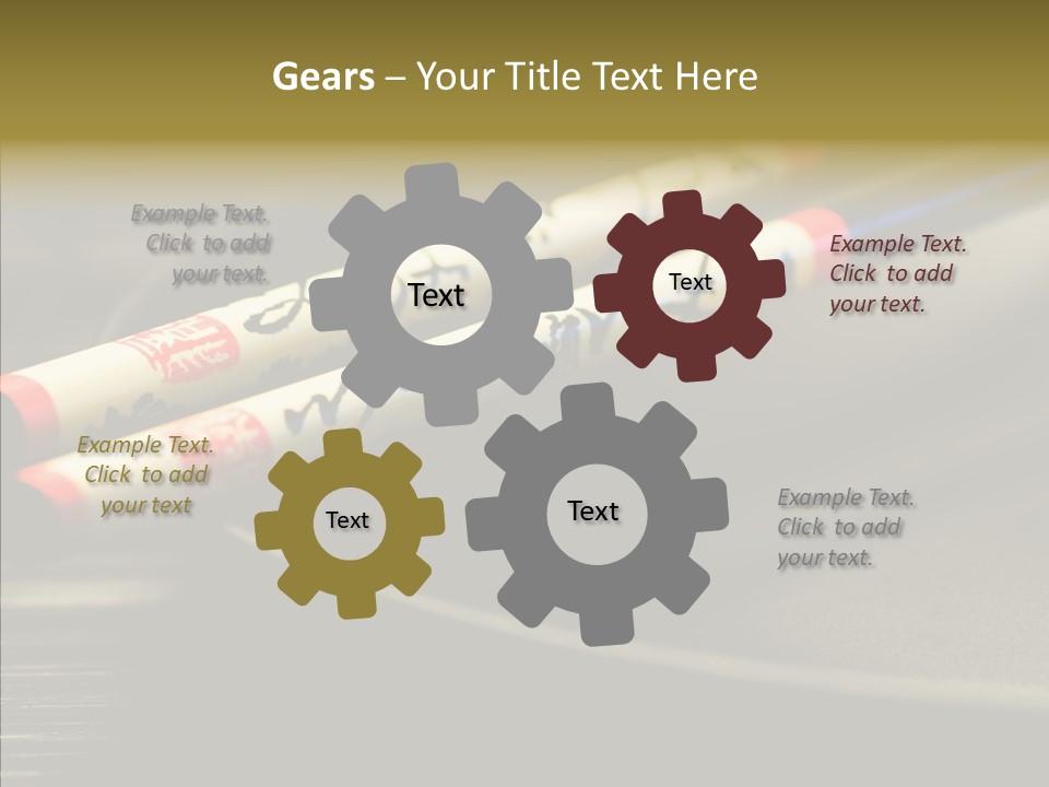 Purity Black Plate PowerPoint Template