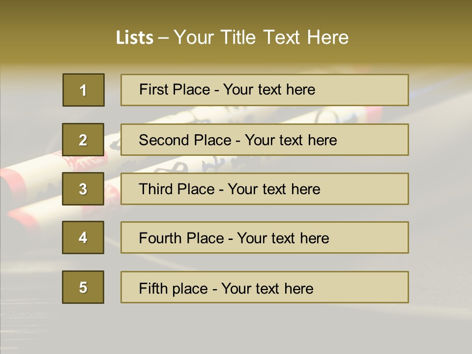 Purity Black Plate PowerPoint Template