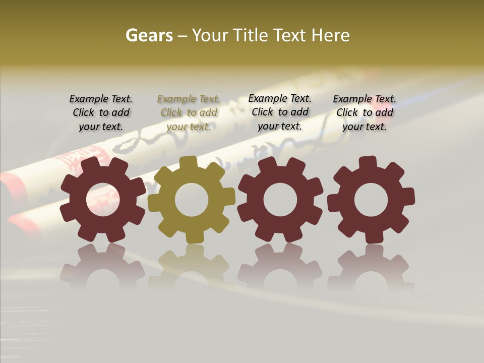 Purity Black Plate PowerPoint Template