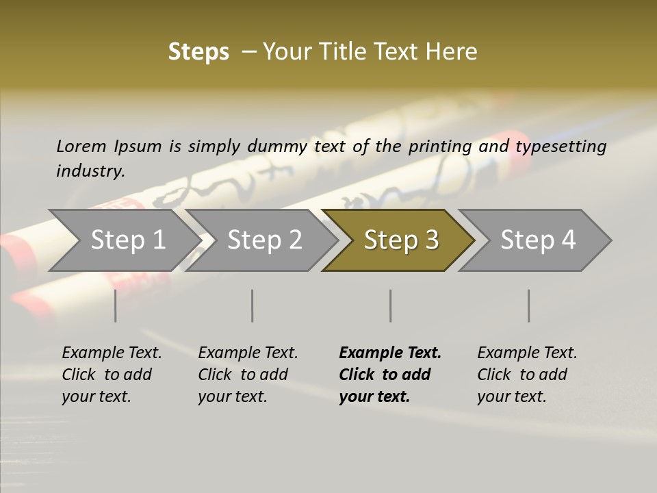 Purity Black Plate PowerPoint Template