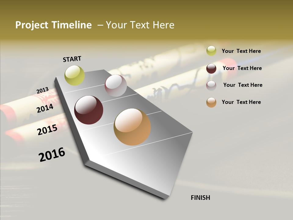 Purity Black Plate PowerPoint Template