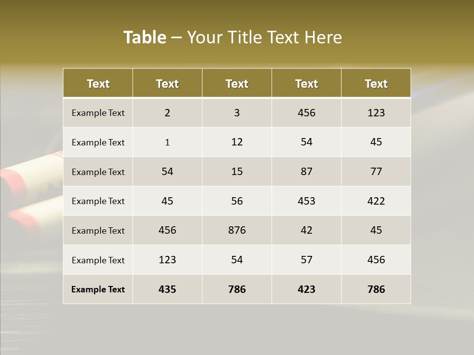 Purity Black Plate PowerPoint Template