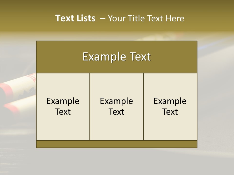 Purity Black Plate PowerPoint Template