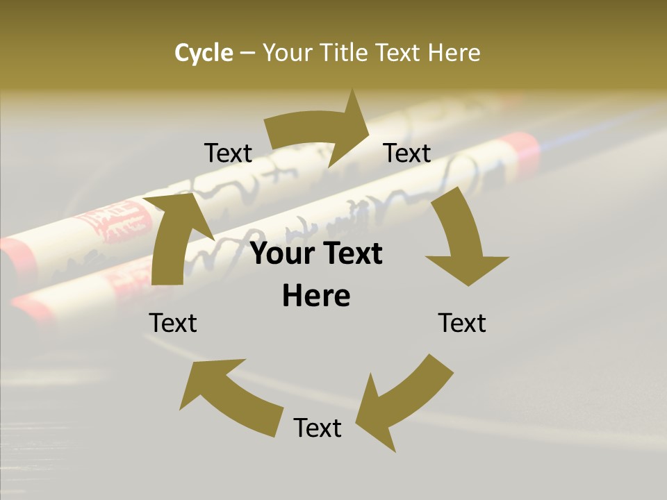 Purity Black Plate PowerPoint Template