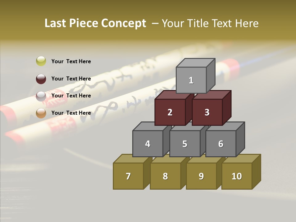 Purity Black Plate PowerPoint Template