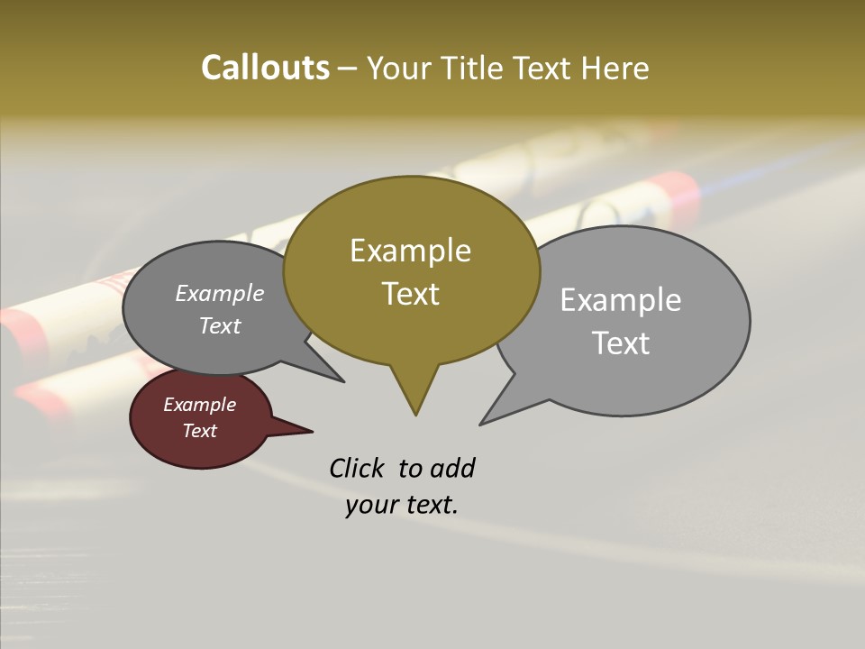 Purity Black Plate PowerPoint Template