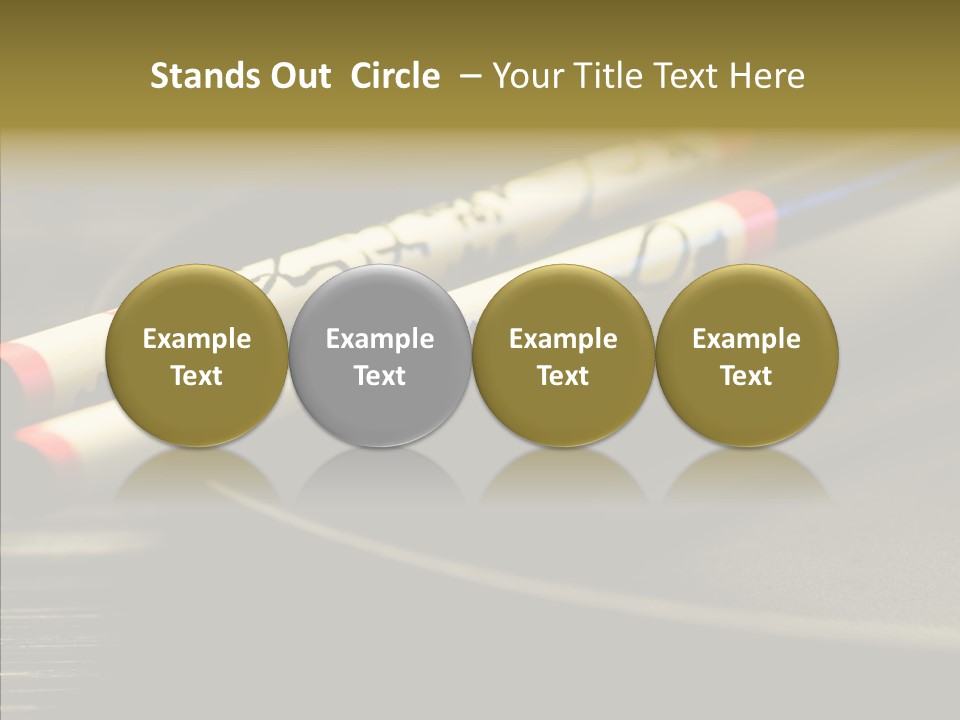 Purity Black Plate PowerPoint Template