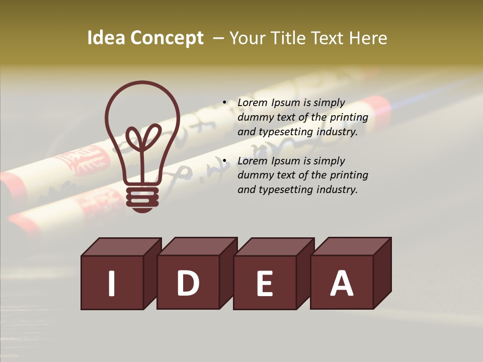 Purity Black Plate PowerPoint Template