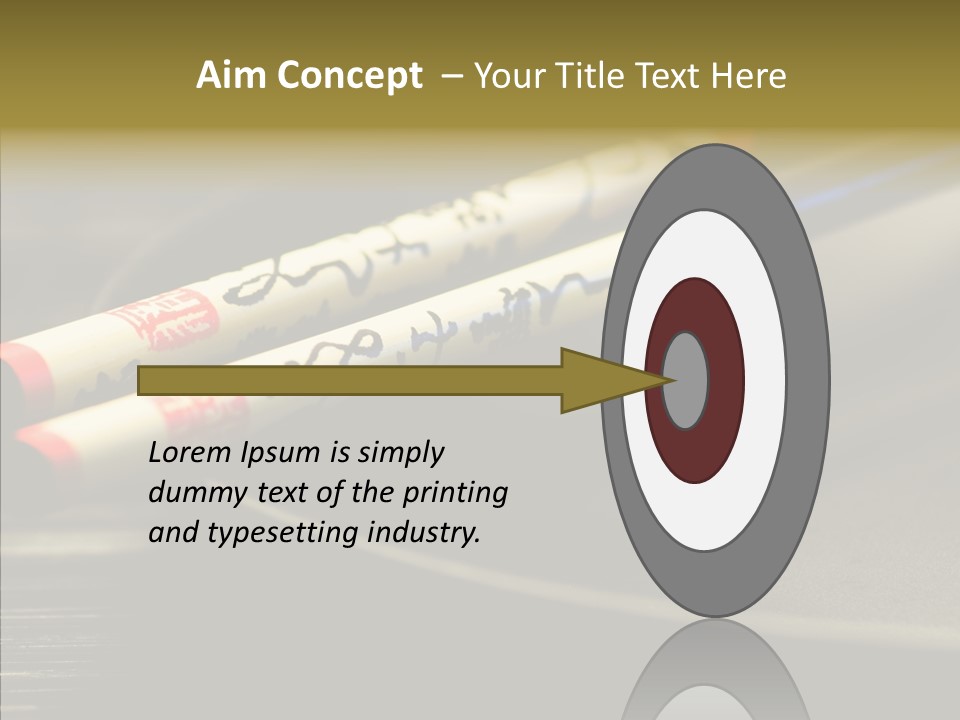 Purity Black Plate PowerPoint Template