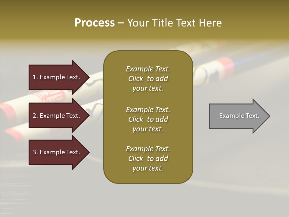 Purity Black Plate PowerPoint Template