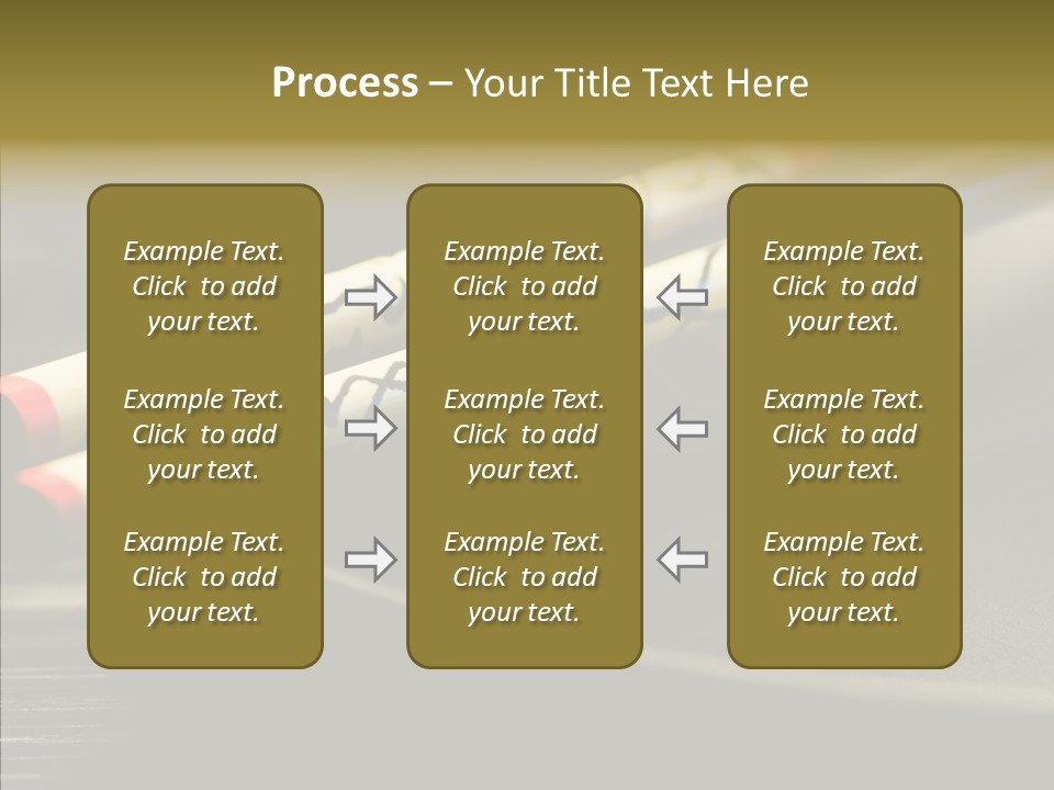 Purity Black Plate PowerPoint Template