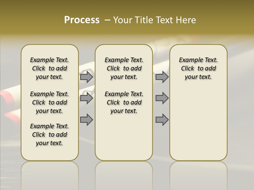 Purity Black Plate PowerPoint Template