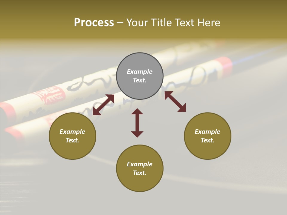 Purity Black Plate PowerPoint Template