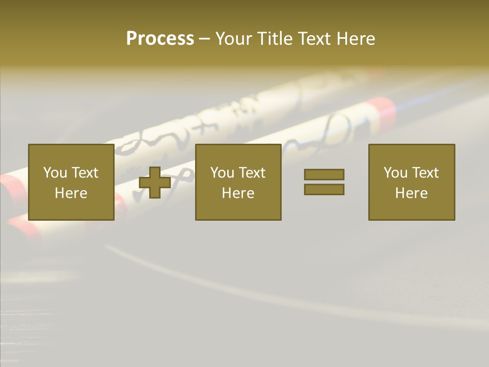 Purity Black Plate PowerPoint Template