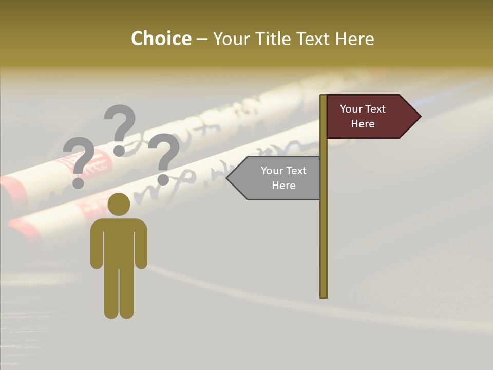 Purity Black Plate PowerPoint Template